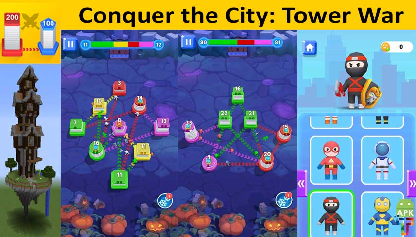 Play Conquer the City: Tower War free