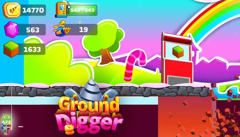 Play Ground Digger: Lava Hole Drill game for free