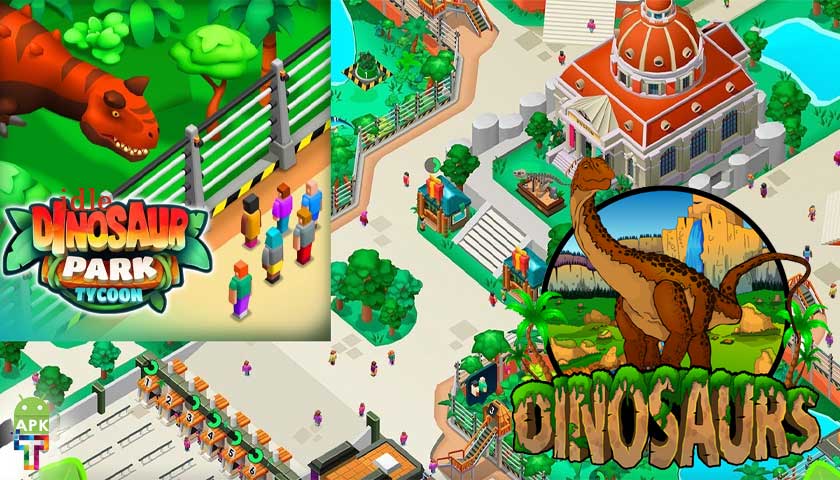 Play Idle Dinosaur Park Tycoon game