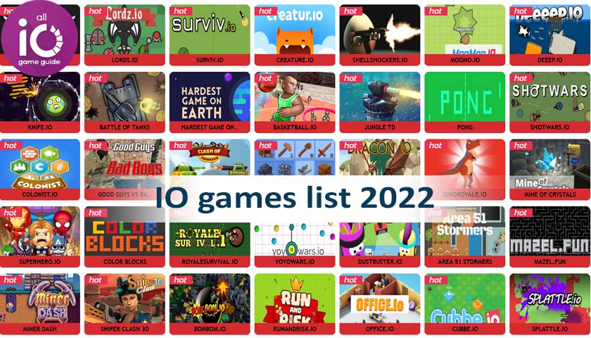 IO games list 2022